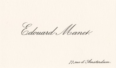 Manet - © Oracles: Artists’ Calling Cards